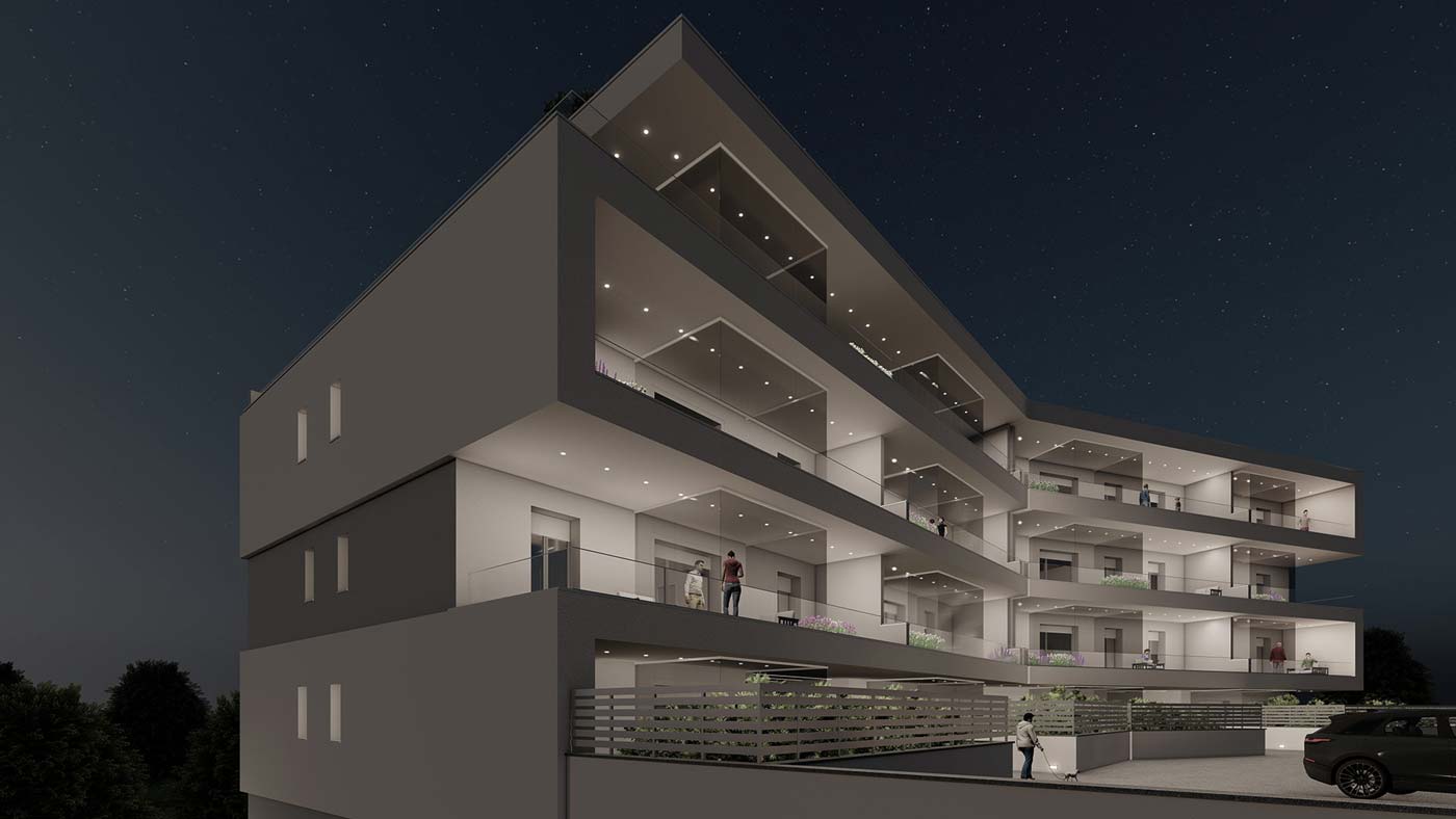 The View - Panoramic Apartments - Vista notturna